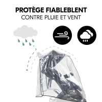 Habillage Pluie Hauck Poussette Double