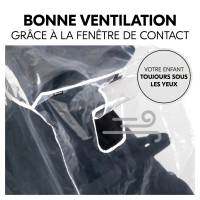 Habillage Pluie Hauck Poussette Double