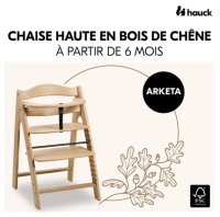 Chaise Haute Hauck Arketa - Natural