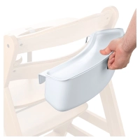 Boite de rangement pour chaise haute Highchair Box S White - White