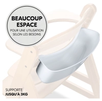 Boite de rangement pour chaise haute Highchair Box S White - White
