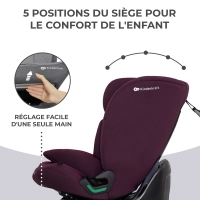 Siège Auto 76-150 cm Kinderkraft ONETO3 i-Size - Cherry Pearl