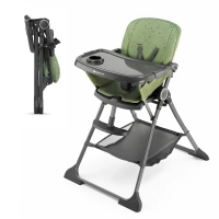 Chaise haute Kinderkraft Foldee - Green