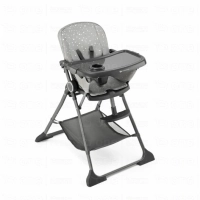 Chaise haute FOLDEE - Kinderkraft - gris