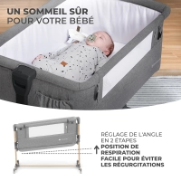 Lit Cododo Kinderkraft Neste Grow - Grey Full Wood