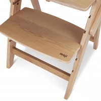Chaise Haute Moji Yippy Trunk - Oak + Assise Nouveau-Né - Hearts