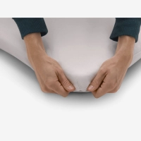 Drap Coton Bugaboo Stardust - Mineral Blanc