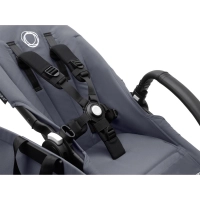 Poussette Bugaboo Donkey 5 Mono - Châssis Graphite + Nacelle - Bleu tonnerre