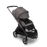 Poussette Bugaboo Dragonfly - Châssis Graphite/ Canopy Gris Chiné
