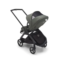 Poussette Bugaboo Dragonfly - Châssis Noir / Canopy Vert Forêt