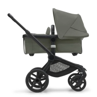 Poussette Bugaboo Fox 5 - Châssis Noir + Nacelle - Vert Forêt