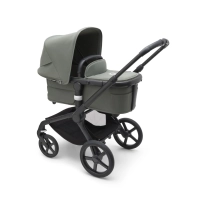 Poussette Bugaboo Fox 5 - Châssis Noir + Nacelle - Vert Forêt
