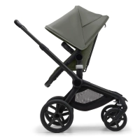 Poussette Bugaboo Fox 5 - Châssis Noir + Nacelle - Vert Forêt