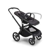 Poussette Bugaboo Fox 5 - Châssis Noir + Nacelle - Gris Chiné