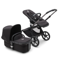 Poussette Bugaboo Fox 5 - Châssis Graphite + Nacelle - Nuit Noire