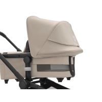 Poussette Bugaboo Fox 5 - Châssis Noir + Nacelle - Desert Taupe