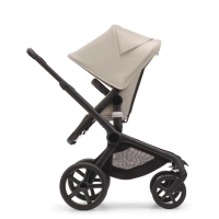 Poussette Bugaboo Fox 5 - Châssis Noir + Nacelle - Desert Taupe