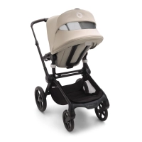Poussette Bugaboo Fox 5 - Châssis Noir + Nacelle - Desert Taupe