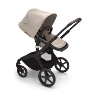 Poussette Bugaboo Fox 5 - Châssis Noir + Nacelle - Desert Taupe