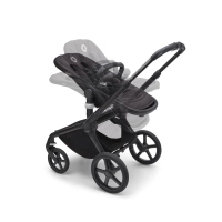 Poussette Bugaboo Fox 5 - Châssis Noir + Nacelle - Desert Taupe