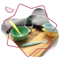 Lot 6 Cuillères Silicone Badabulle