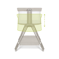 Berceau cododo Luna - Lionelo - Beige Sand