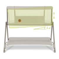 Berceau cododo Luna - Lionelo - Beige Sand