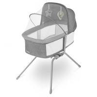 Berceau De Voyage Lionelo Malin - Grey Stone