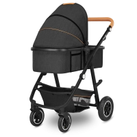 Poussette Lionelo Amber + Nacelle - Grey Graphite