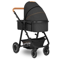 Poussette Lionelo Amber + Nacelle - Grey Graphite