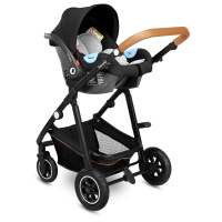 Poussette Lionelo Amber + Nacelle - Grey Graphite