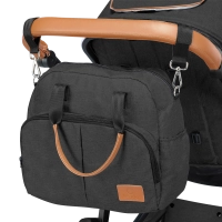 Poussette Lionelo Amber + Nacelle - Grey Graphite