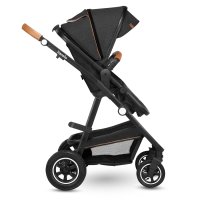 Poussette Lionelo Amber + Nacelle - Grey Graphite