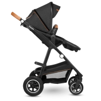 Poussette Lionelo Amber + Nacelle - Grey Graphite