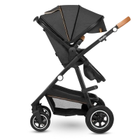 Poussette Lionelo Amber + Nacelle - Grey Graphite