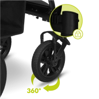 Poussette Lionelo Annet Tour - Grey Stone