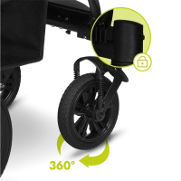 Poussette Lionelo Annet Tour - Green Turquoise