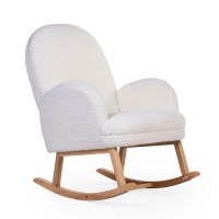 Fauteuil à Bascule Childhome - Teddy Beige