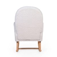 Fauteuil à Bascule Childhome - Teddy Beige