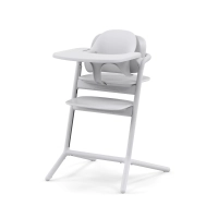 Chaise Haute Cybex Lemo 2 Set 4-en-1 + Transat - All White
