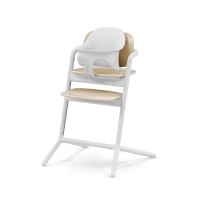Chaise Haute Cybex Lemo 2 Set 4-en-1 + Transat - Sand White