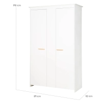 Chambre Roba Anton  - Set Trio Blanc