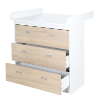 Chambre Roba Gabriella (Commode Small) - Blanc / Bois pas de description, ne pas activer