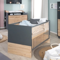Chambre Roba Lenn - Anthracite / Bois