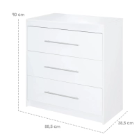 Chambre Roba Maren (Commode Small) - Blanc ne pas activer car pas de description