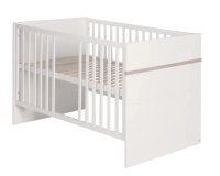 Chambre Roba Moritz (Commode Large) - Blanc / Luna elm