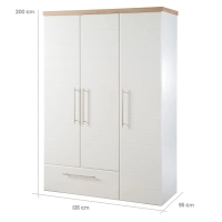 Chambre Roba Nele - Blanc