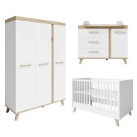 Chambre Roba Smile - Blanc / Bois