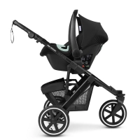 Poussette ABC Design Salsa Run - Ink + Coque Auto Tulip i-Size - Black