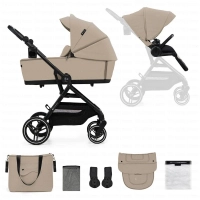 Poussette 2en1 YOXI - Kinderkraft - beige